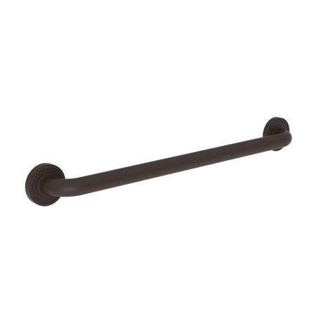 Newport Brass 27" L, Two Post, Solid Brass, 24" Grab Bar in Oil Rubbed Bronze, Oil Rubbed Bronze 1020-3924/10B